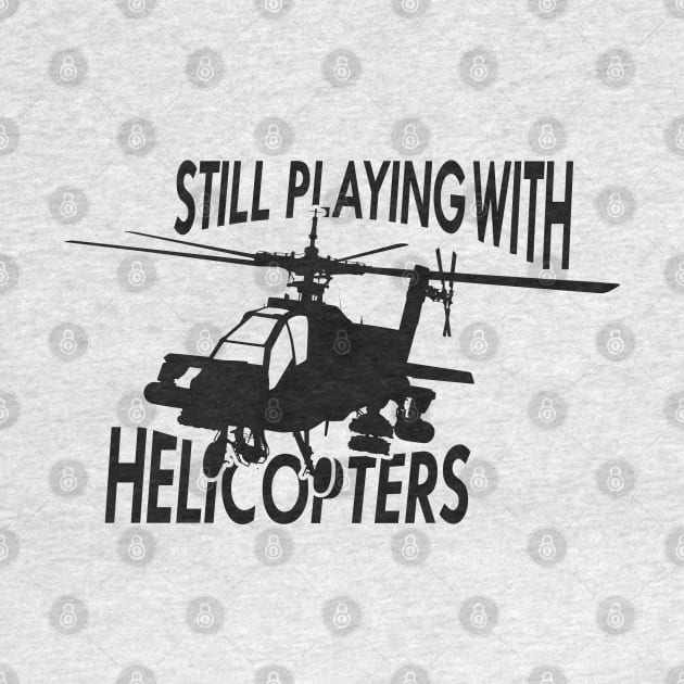 Helicopter - Still playing with helicopters by KC Happy Shop